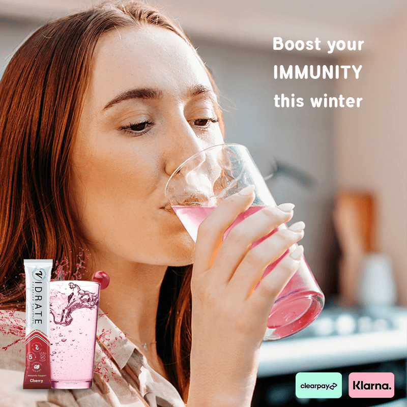 cherry immunity hydration with vitamins and electrolytes