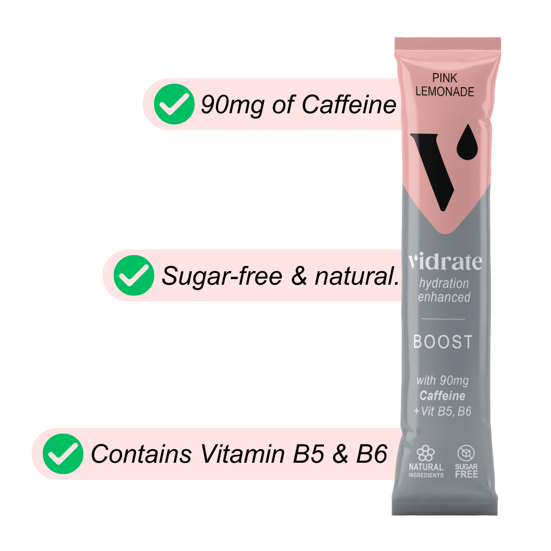 Pink Lemonade Boost 90mg Caffeine