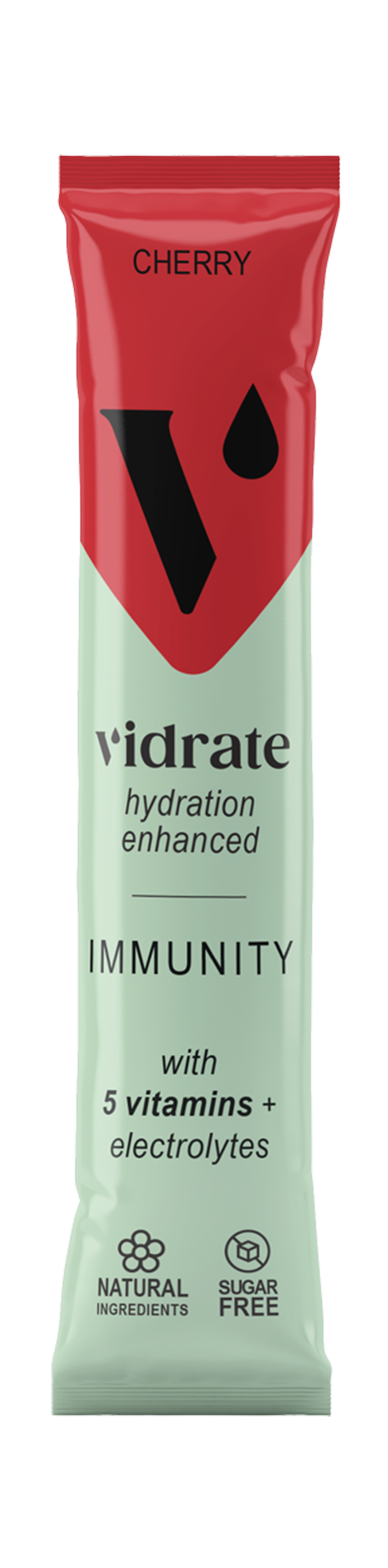 Vidrate Hydration Sachets - 8 Pack: Sugar-Free, Electrolytes & Natural Beverage Drink Vitamin for Energy Boost - Sport
